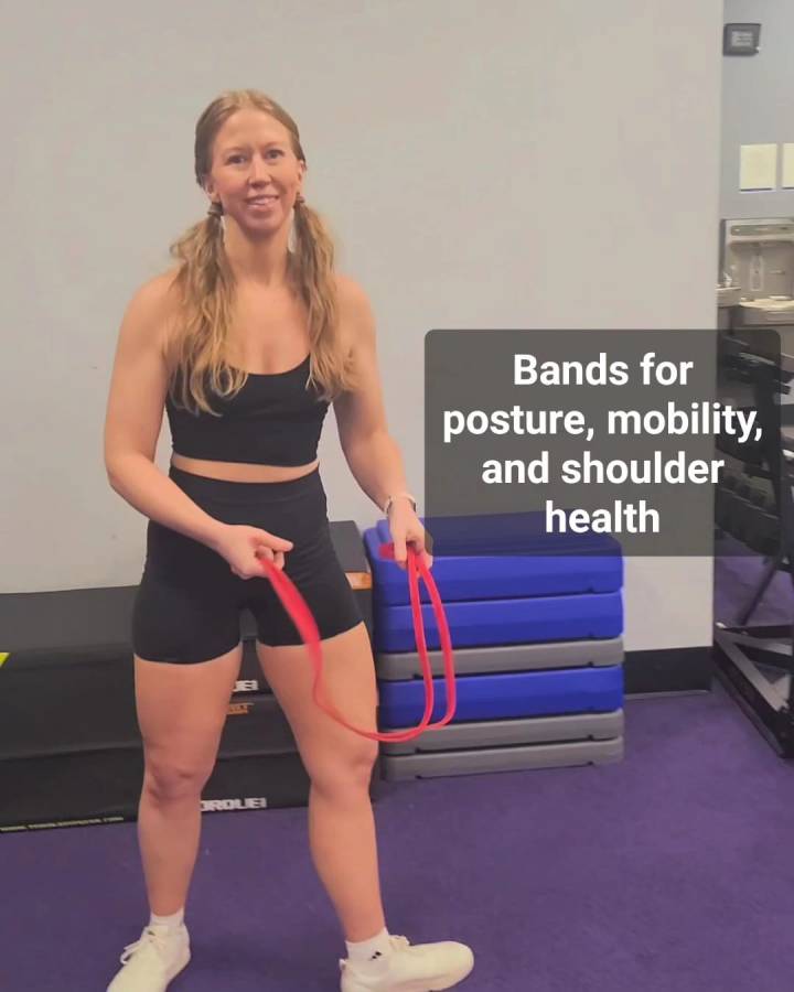 Resistance Band exercises for posture, mobility, and shoulder health from Dara Griffiths.